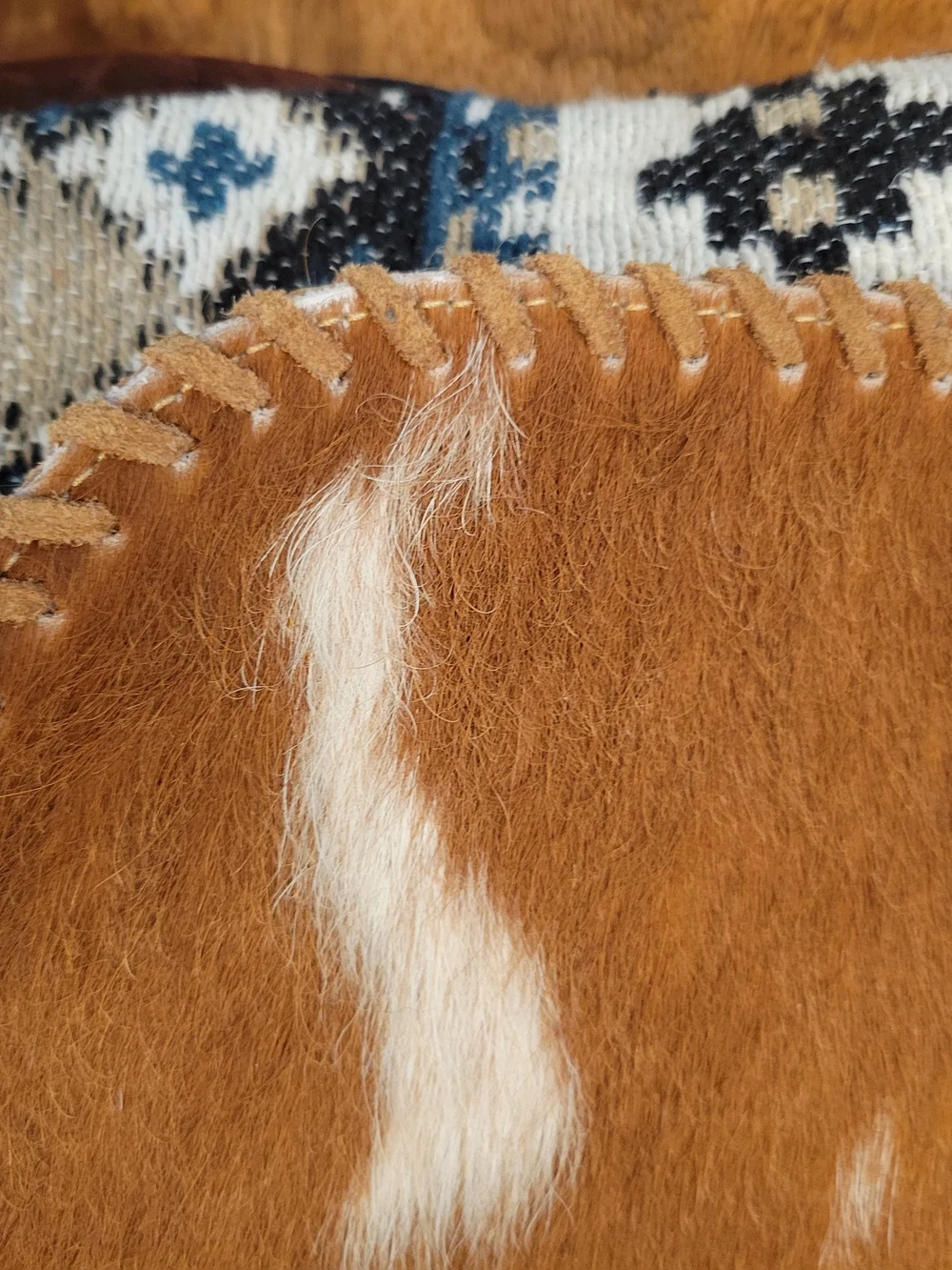 NWT Myra Bag Brown & White Cowhide, Western - Boho Shoulder Satchel - Picture 9 of 11